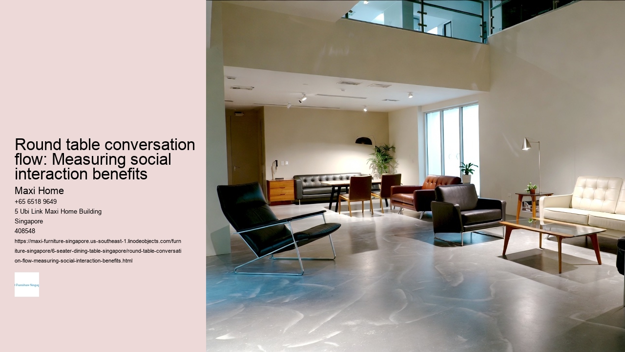 Round table conversation flow: Measuring social interaction benefits