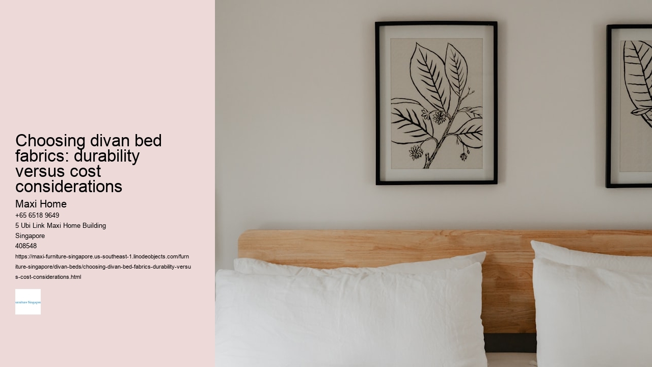 Choosing divan bed fabrics: durability versus cost considerations