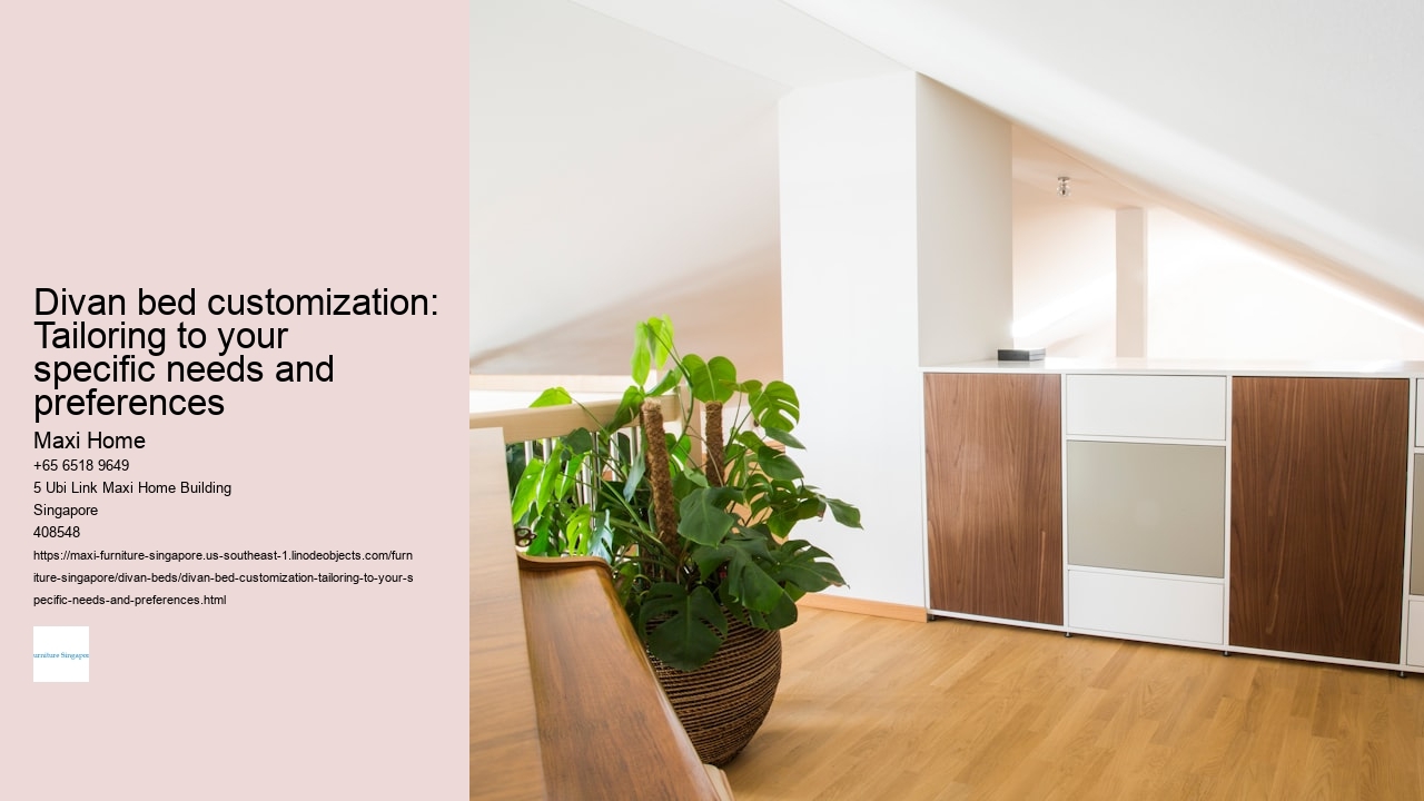 Divan bed customization: Tailoring to your specific needs and preferences