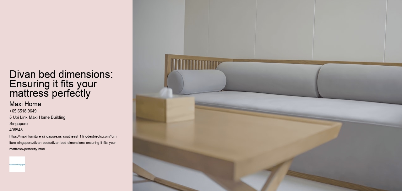 Divan bed dimensions: Ensuring it fits your mattress perfectly