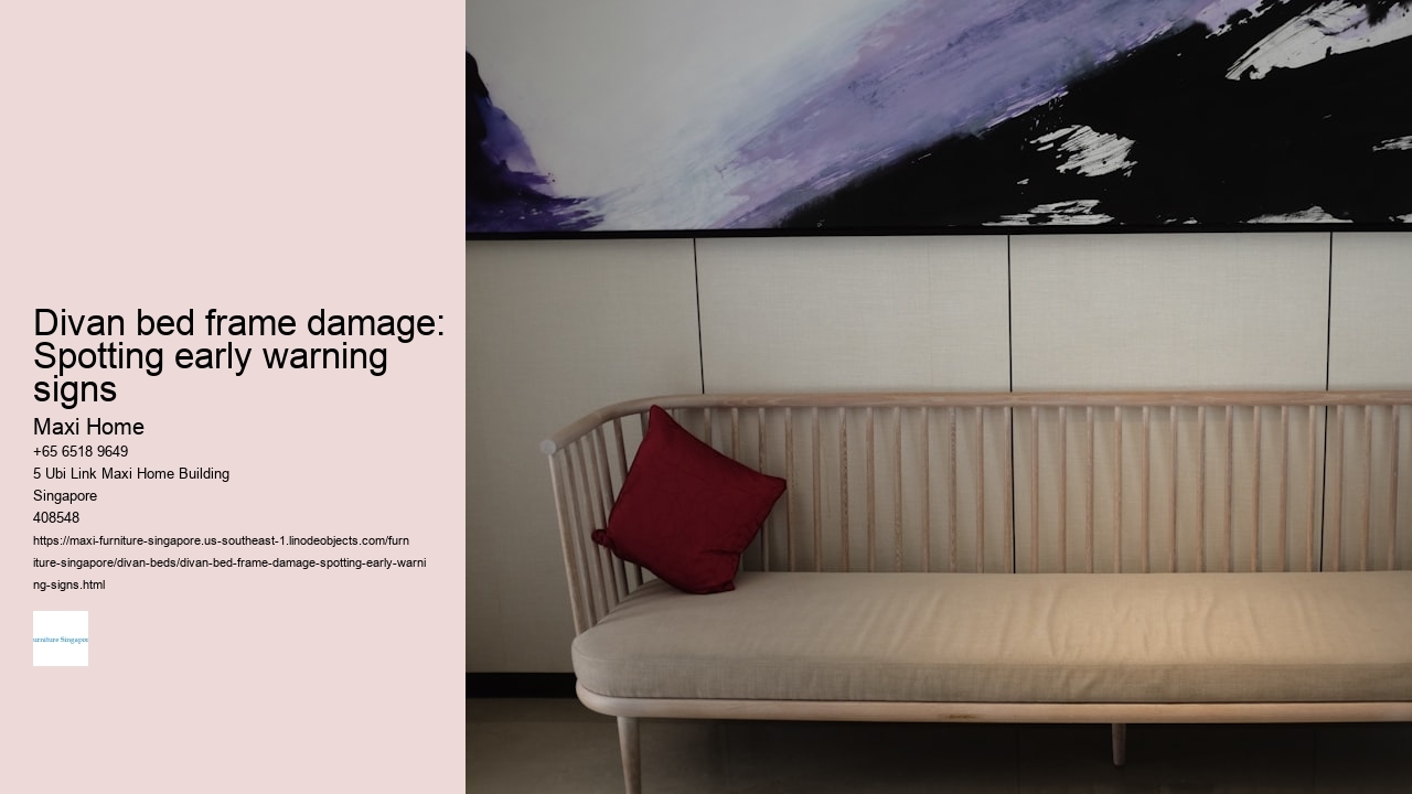 Divan bed frame damage: Spotting early warning signs