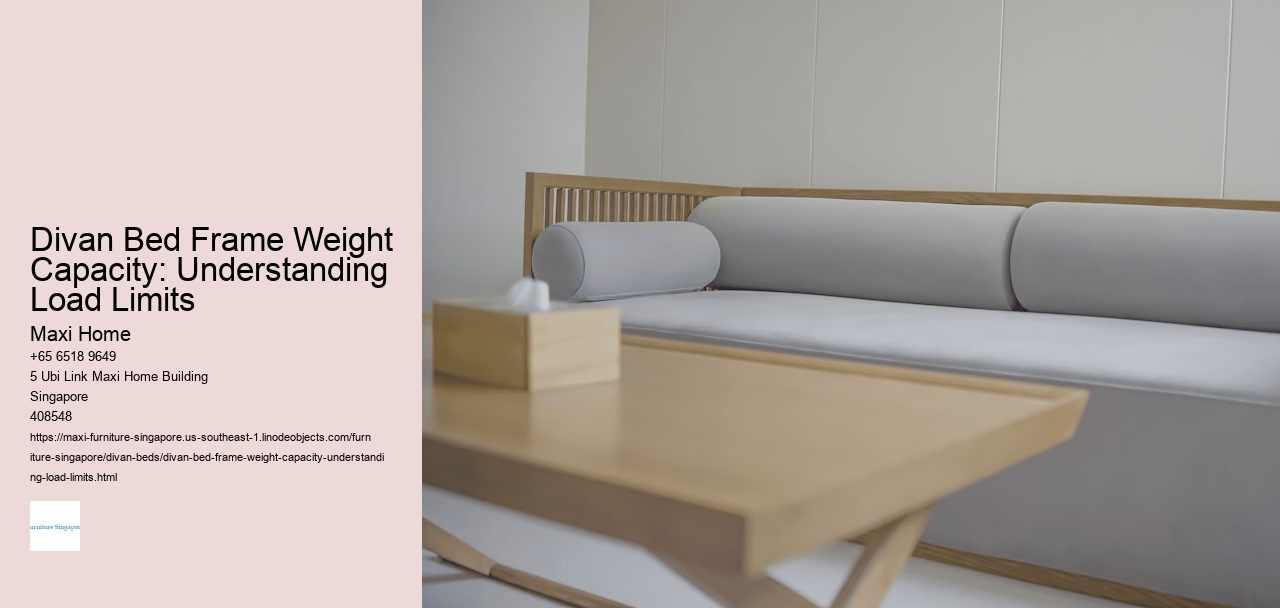 Divan Bed Frame Weight Capacity: Understanding Load Limits