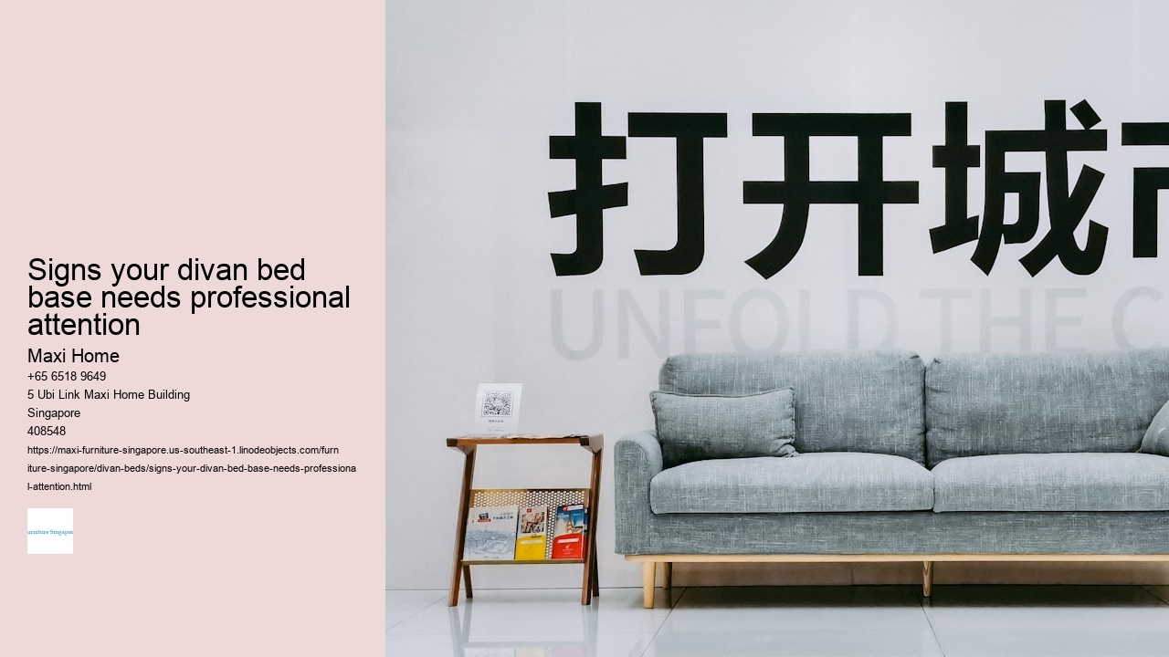 Signs your divan bed base needs professional attention