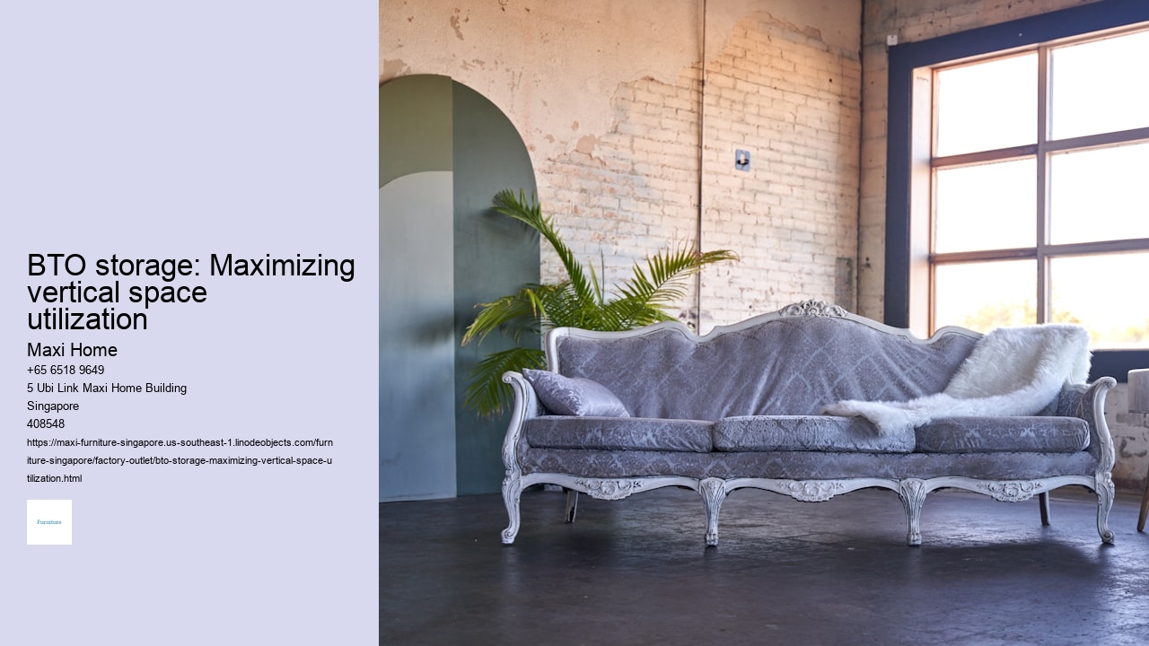 BTO storage: Maximizing vertical space utilization