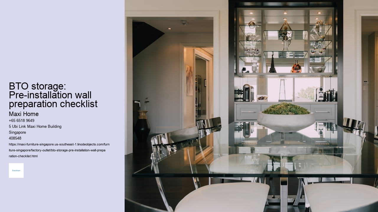 BTO storage: Pre-installation wall preparation checklist