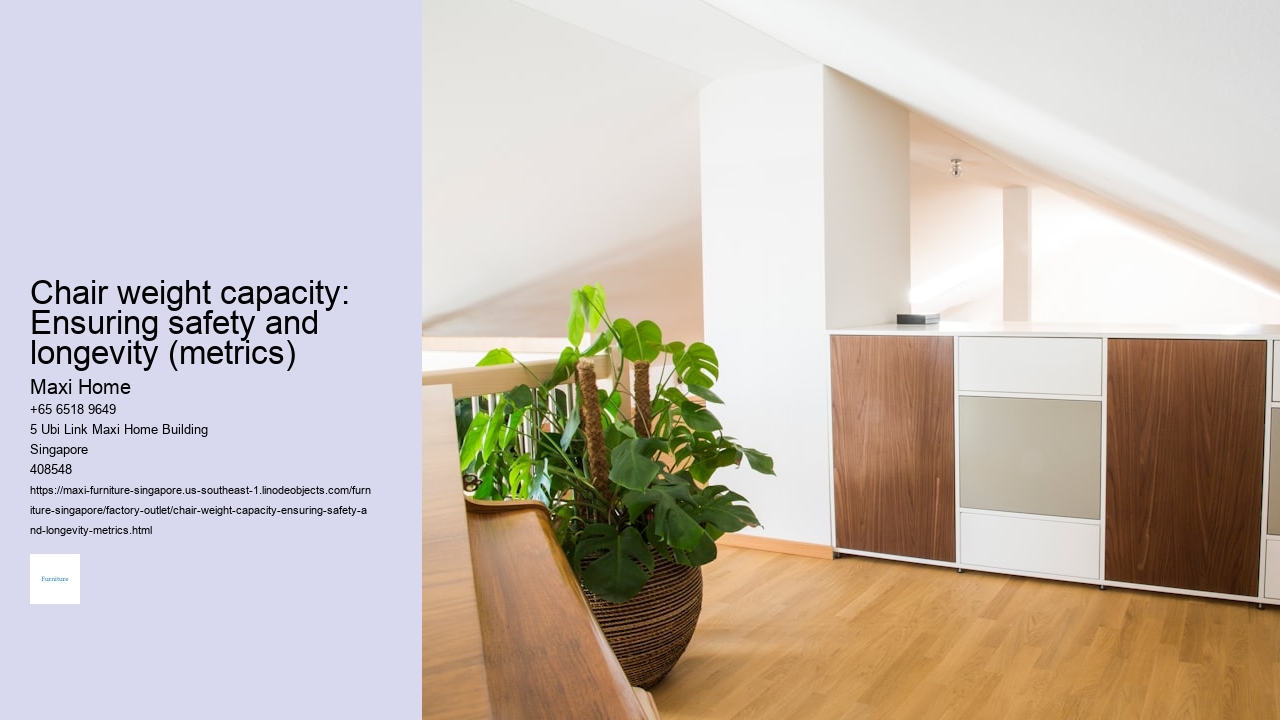 Chair weight capacity: Ensuring safety and longevity (metrics)