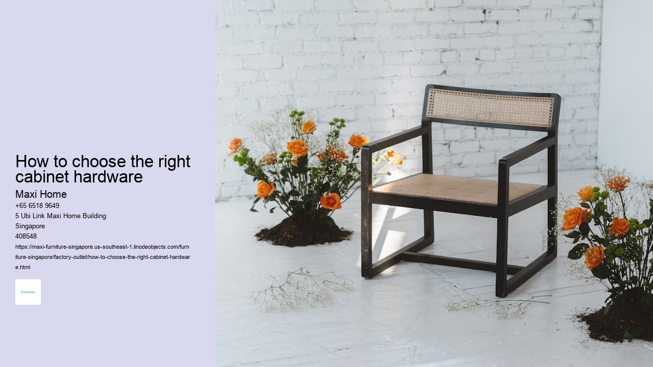 How to choose the right cabinet hardware