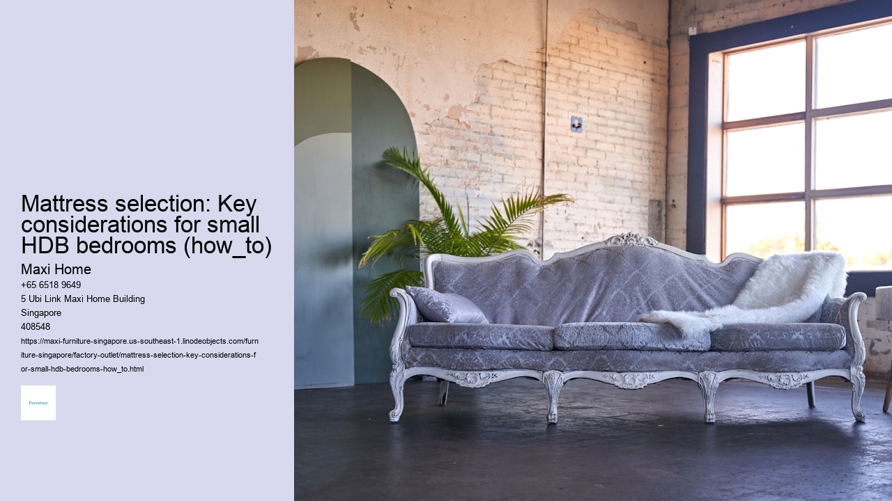 Mattress selection: Key considerations for small HDB bedrooms (how_to)