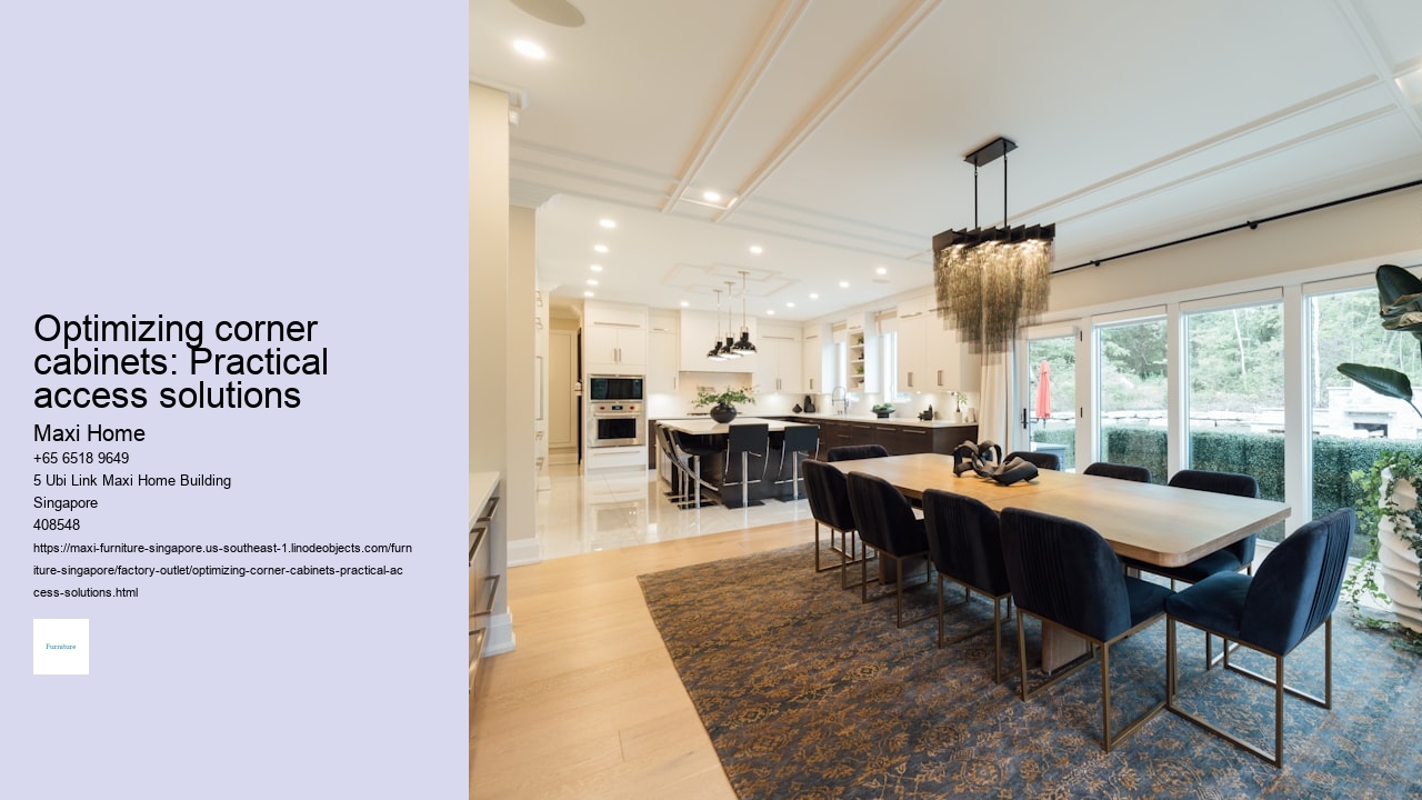 Optimizing corner cabinets: Practical access solutions