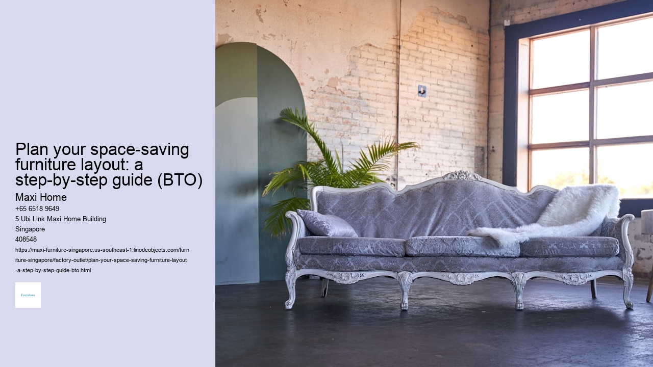 Plan your space-saving furniture layout: a step-by-step guide (BTO)