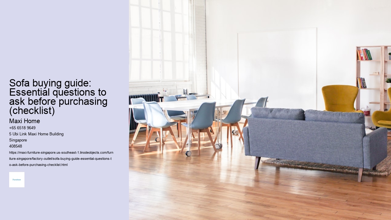 Sofa buying guide: Essential questions to ask before purchasing (checklist)