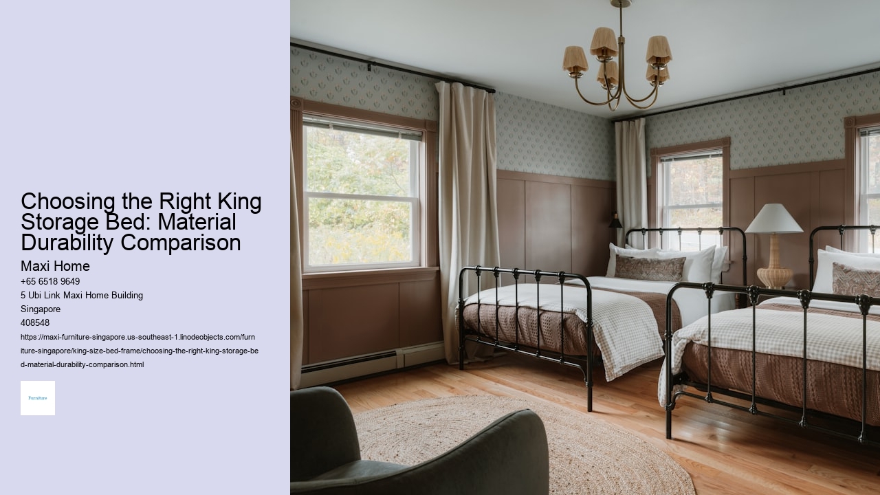 Choosing the Right King Storage Bed: Material Durability Comparison