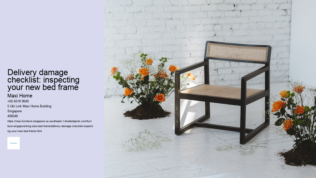 Delivery damage checklist: inspecting your new bed frame