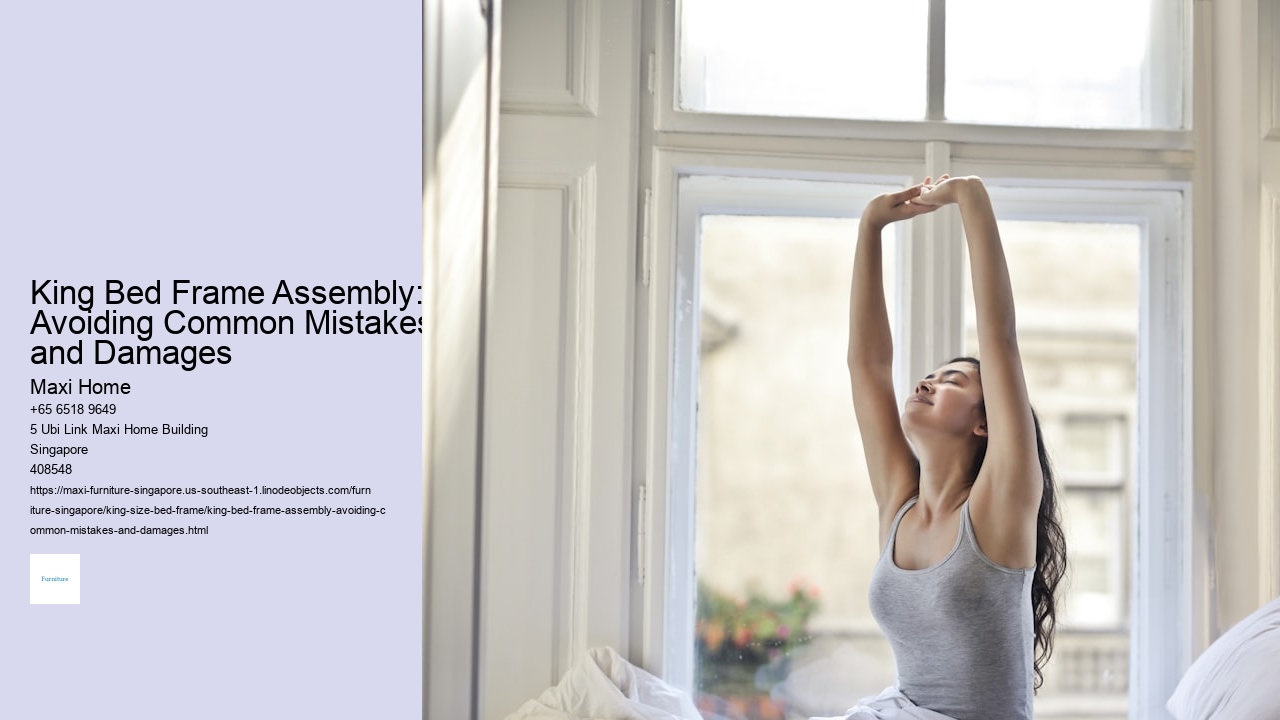 King Bed Frame Assembly: Avoiding Common Mistakes and Damages