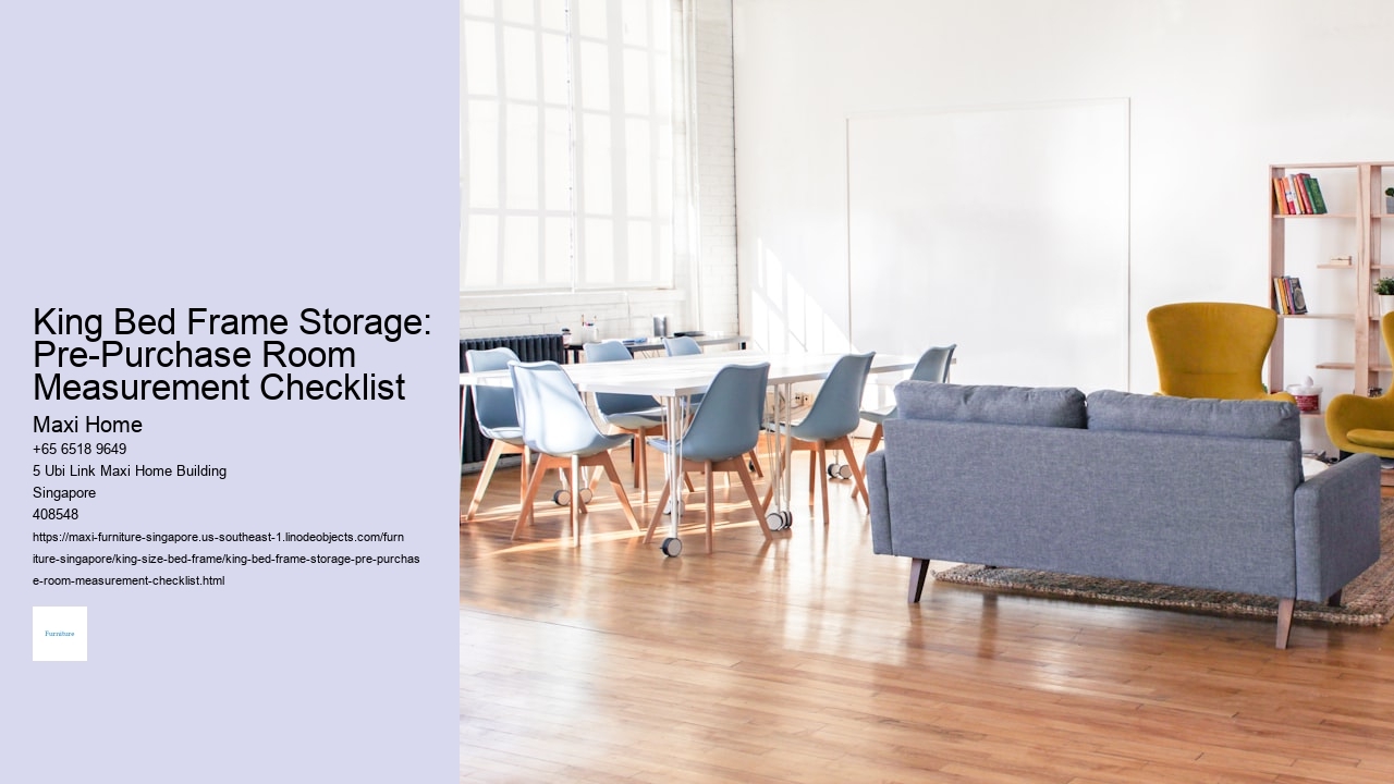 King Bed Frame Storage: Pre-Purchase Room Measurement Checklist