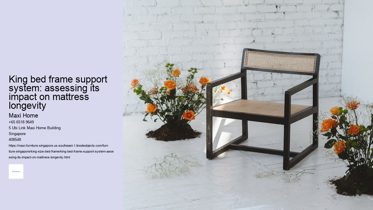 King bed frame support system: assessing its impact on mattress longevity