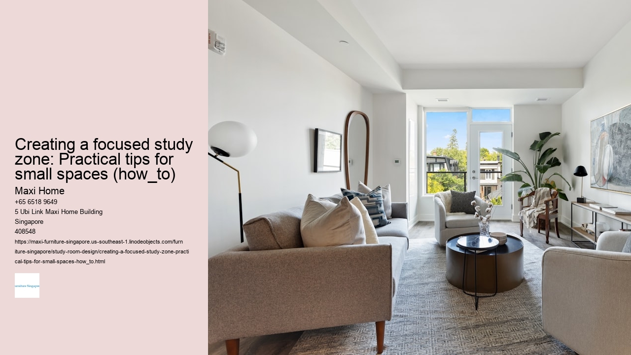 Creating a focused study zone: Practical tips for small spaces (how_to)