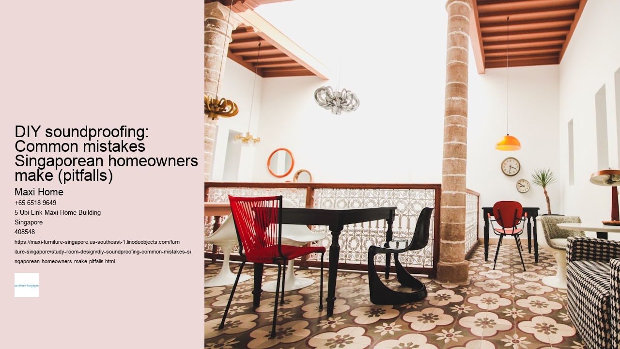 DIY soundproofing: Common mistakes Singaporean homeowners make (pitfalls)