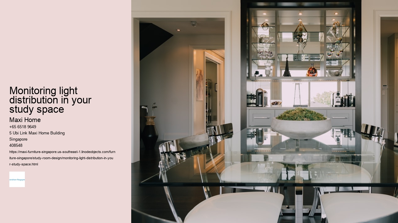 Monitoring light distribution in your study space