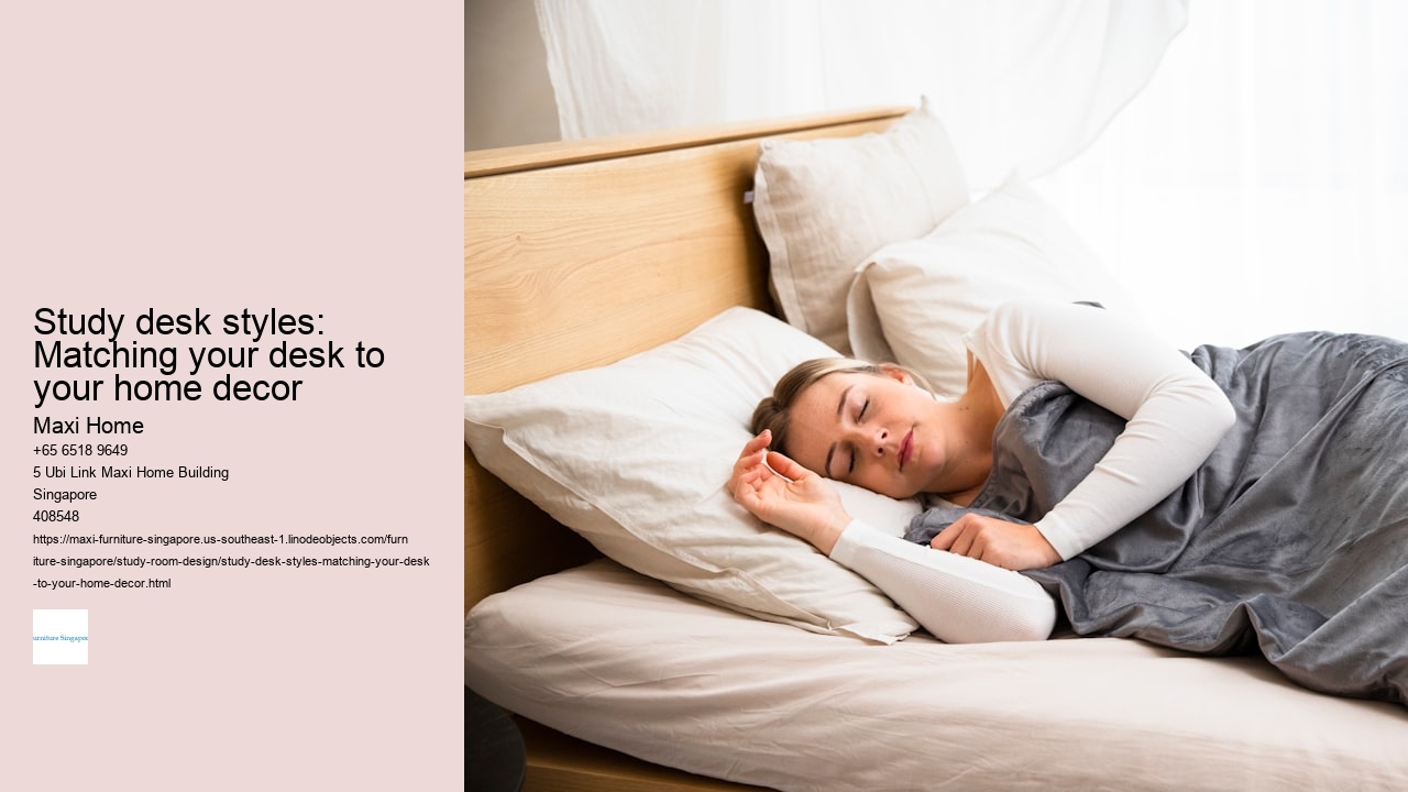 Study desk styles: Matching your desk to your home decor