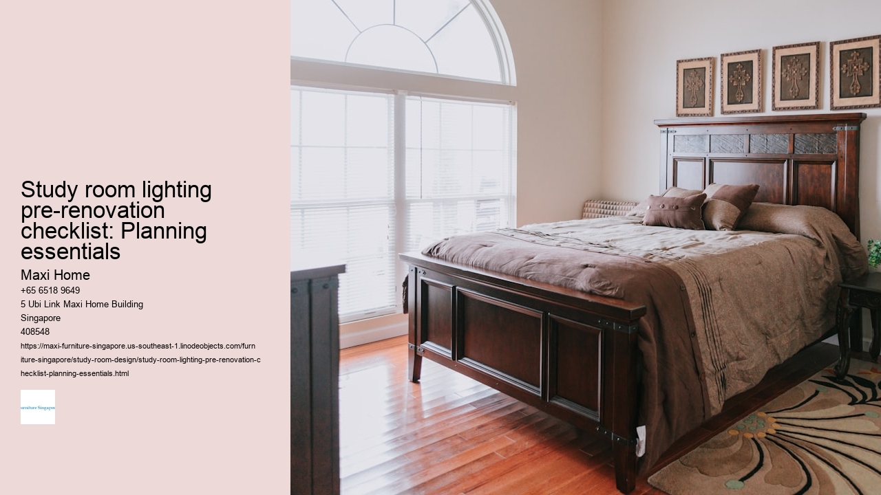 Study room lighting pre-renovation checklist: Planning essentials