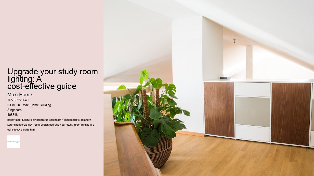 Upgrade your study room lighting: A cost-effective guide