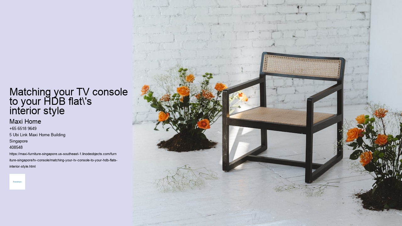 Matching your TV console to your HDB flat's interior style Maxi Home Matching your TV console to your HDB flat's interior style