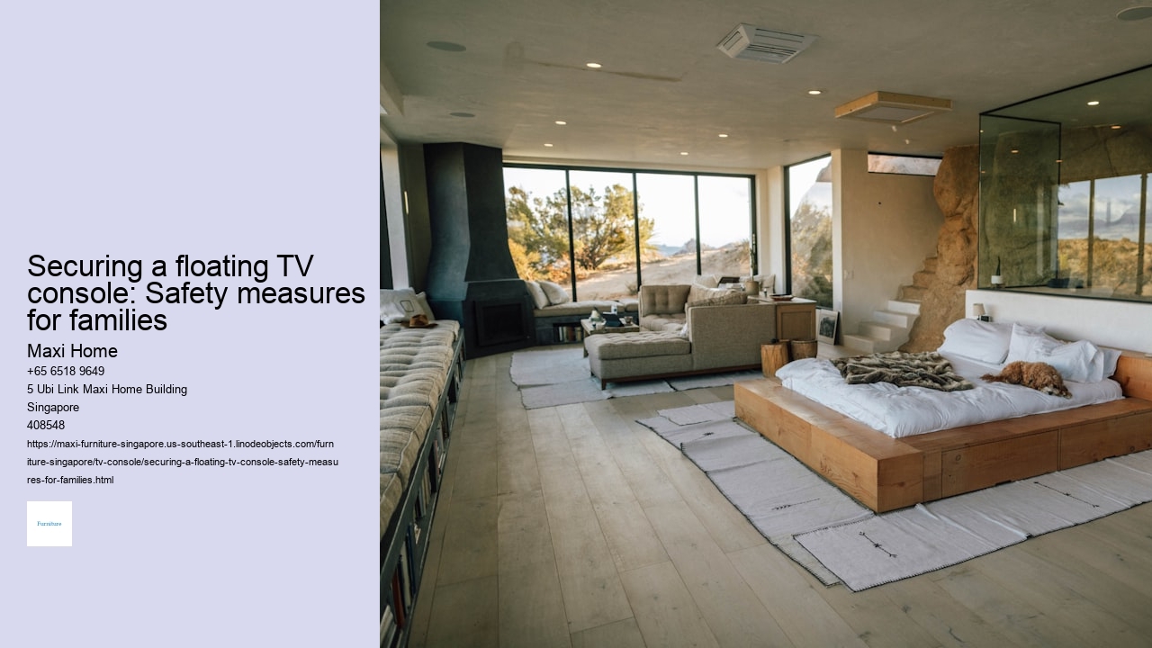 Securing a floating TV console: Safety measures for families Maxi Home Securing a floating TV console: Safety measures for families