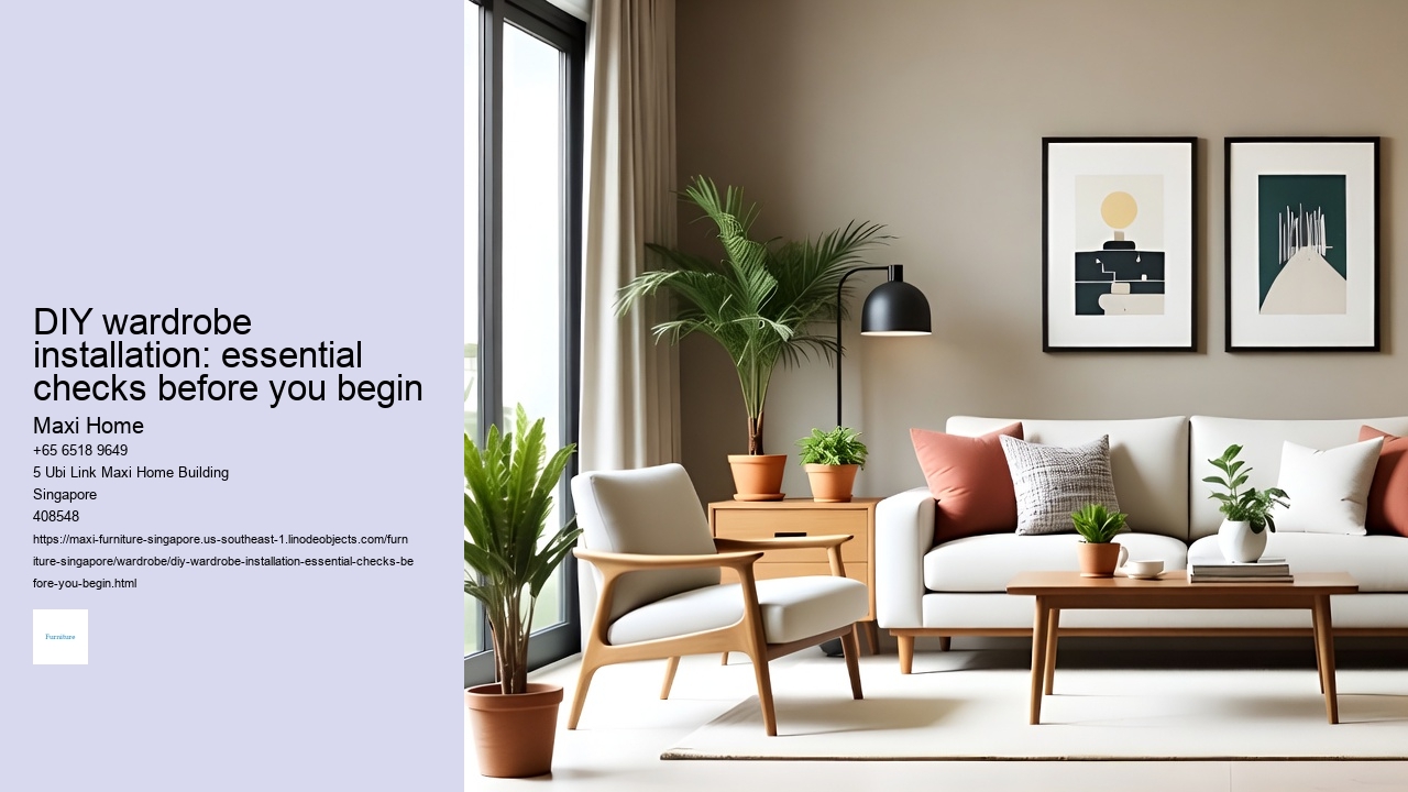 DIY wardrobe installation: essential checks before you begin