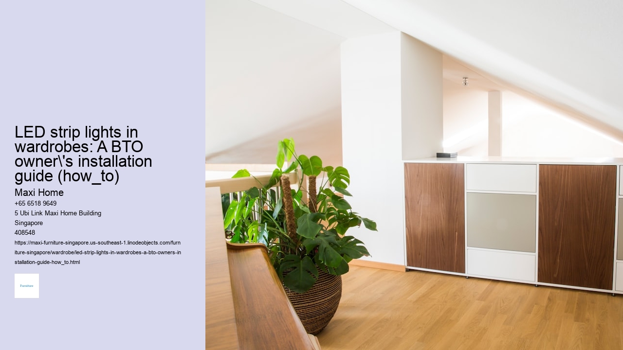 LED strip lights in wardrobes: A BTO owner's installation guide (how_to) Maxi Home LED strip lights in wardrobes: A BTO owner's installation guide (how_to)