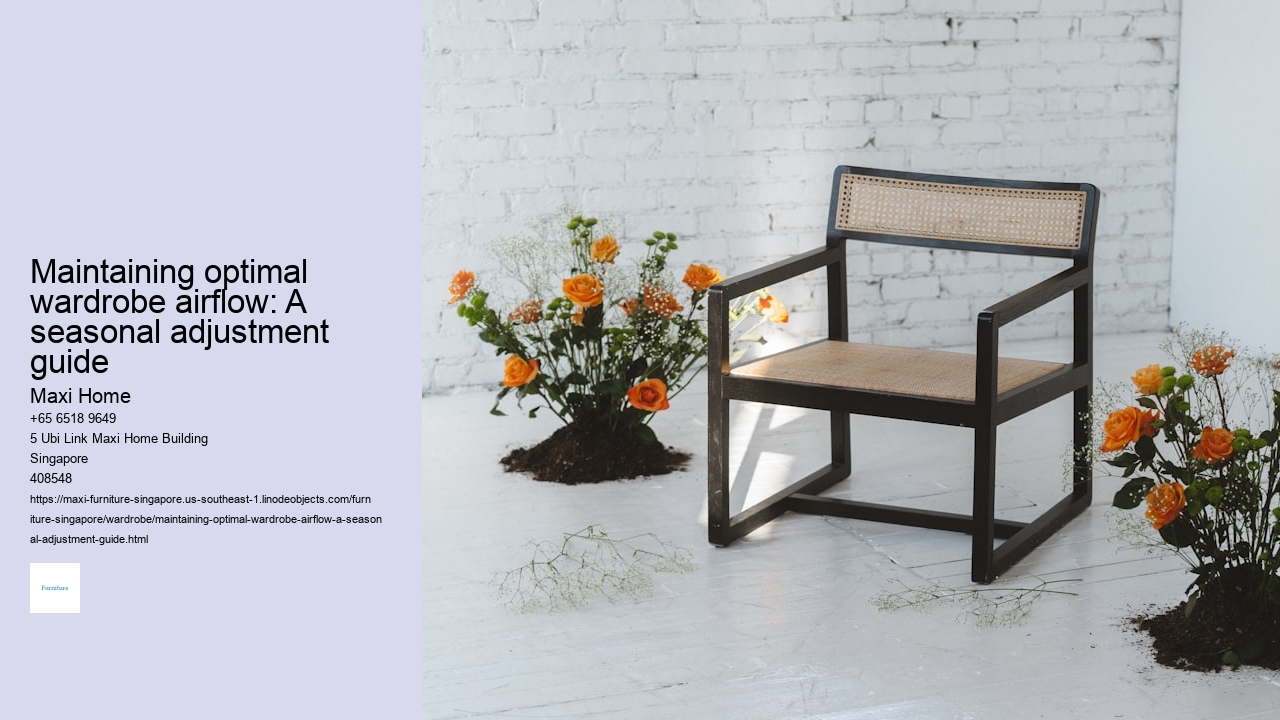 Maintaining optimal wardrobe airflow: A seasonal adjustment guide