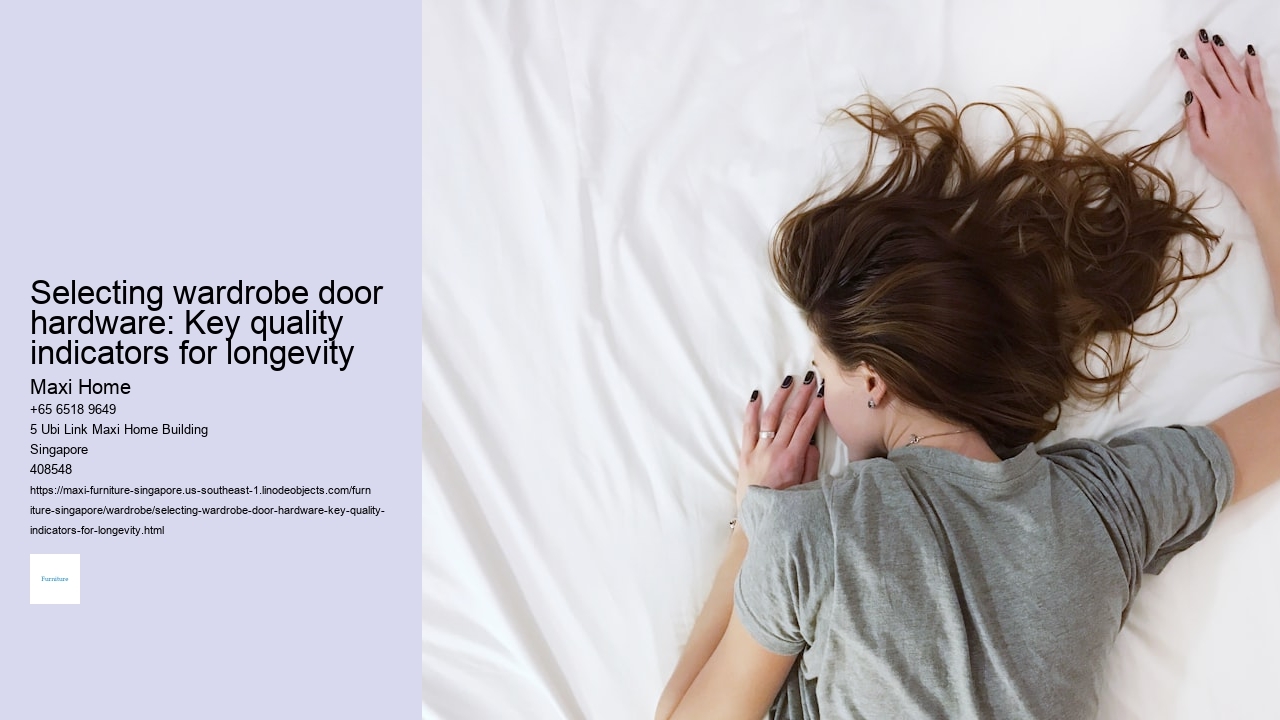 Selecting wardrobe door hardware: Key quality indicators for longevity