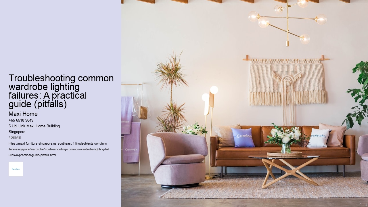 Troubleshooting common wardrobe lighting failures: A practical guide (pitfalls)