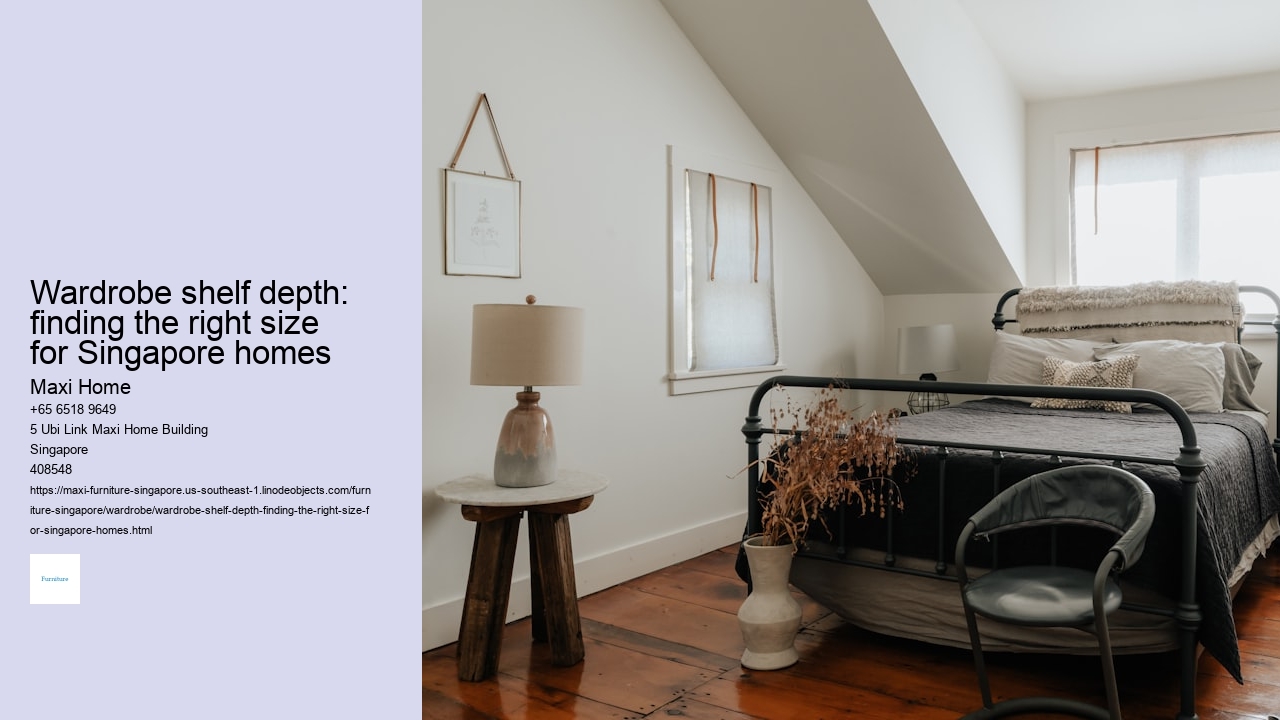 Wardrobe shelf depth: finding the right size for Singapore homes Maxi Home Wardrobe shelf depth: finding the right size for Singapore homes